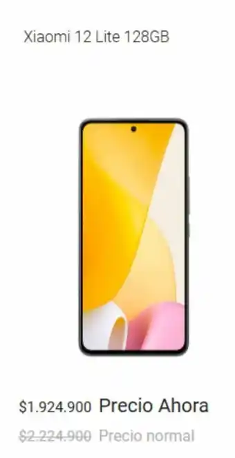 Claro Xiaomi 12 Lite 128GB oferta