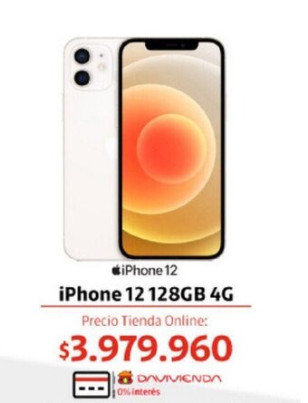 Claro iPhone 12 128GB 4G oferta