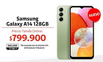 Claro Samsung Galaxy A14 128GB oferta