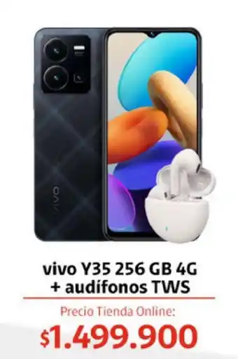 Claro vivo Y35 256 GB 4G + audífonos TWS oferta