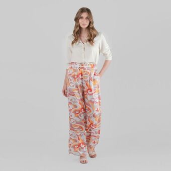 Fuera de Serie Pantalon tiro alto bota flare oferta