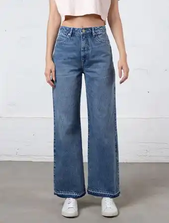 Naf Naf Jean wide leg long oferta