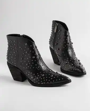 Chevignon Botas de mujer en cuero, tipo western - taches decorativos oferta