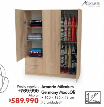 Metro Armario milenium germany moduofi oferta