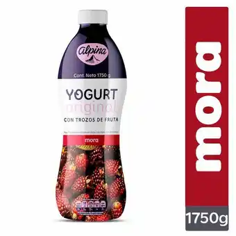 Superdroguería Olímpica Yogurt alpina mora 1750 g oferta