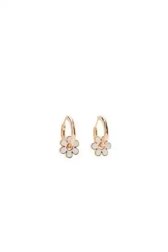 Pull & Bear Pendientes mini aro flor oferta