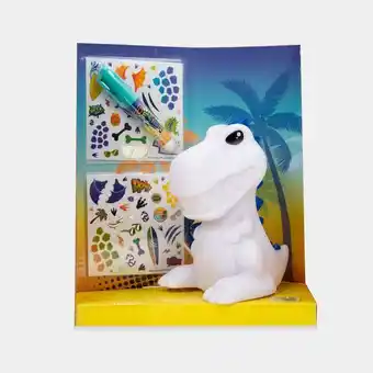 Panamericana Alcancía con marcador y stickers para decorar - dinosaurio oferta