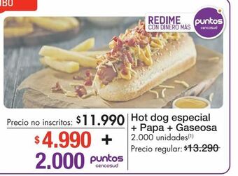 Metro Hot dog especial oferta