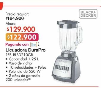 Metro Licuadora durapro oferta