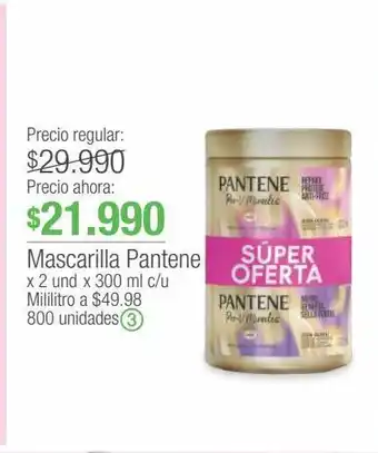 Jumbo Mascarilla pantene x 2un x 300ml oferta
