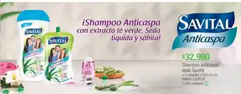 Jumbo Shampoo anticaspa savital x 2un 500ml c/u oferta