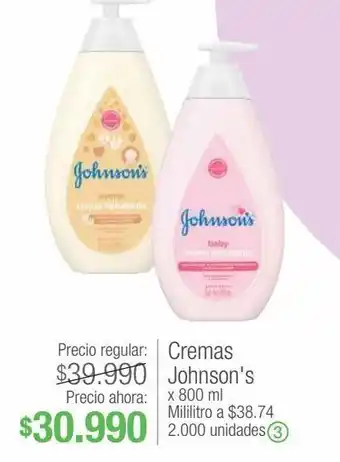 Jumbo Cremas johnson's x 800ml oferta