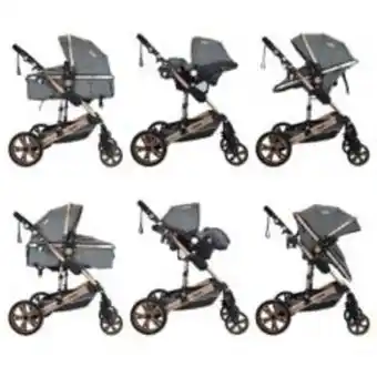Falabella Coche bebe frezzio priori 4 en 1 gris oferta