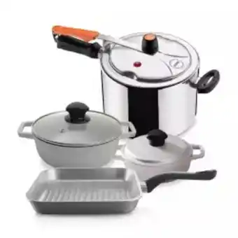 Home Sentry Olla a presion imusa 7 lt +sarten+2 calderos 24-14 cm 5861030687 oferta