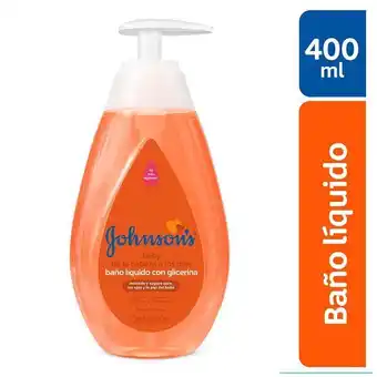 Metro Baño líquido bebé johnson's cabeza a pies x400ml oferta