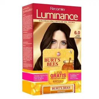 Metro Tinte luminance tono 6.0 doble tubo + protector labial burts bees oferta