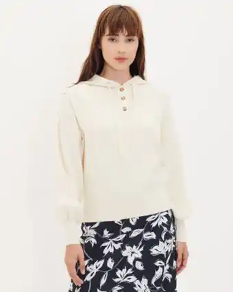 Julio Sudadera tejida capucha oferta
