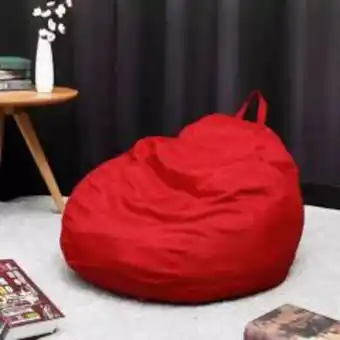 Falabella Silla puff pera rojo mediana oferta