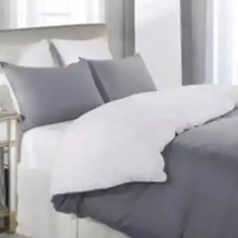 Falabella Duvet cover microfibra gris liso blanco liso queen oferta