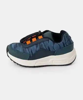 Polito Tenis para bebé niño color azul con estilo camuflado oferta