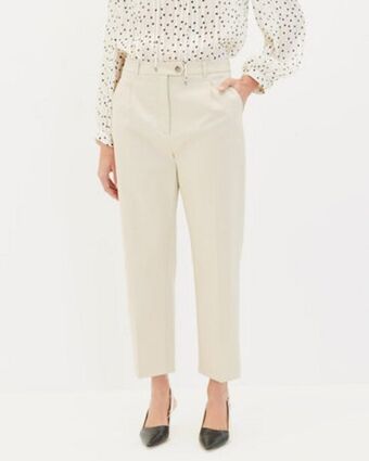 Julio Pantalón recto con pinzas oferta