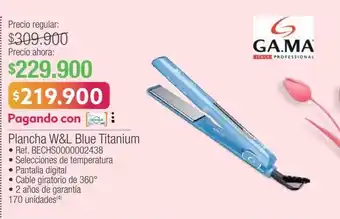 Jumbo Plancha w&l blue titanium ga.ma oferta
