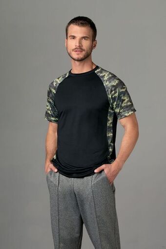 Pacífika Camiseta manga corta negro oferta