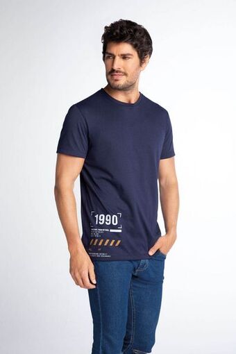 Pacífika Camiseta manga corta azul oferta