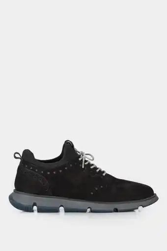 Vélez Zapatos cordón apolo de cuero para hombre detalles deportivos oferta
