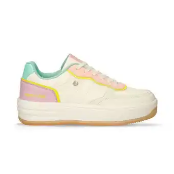 Bata Tenis moda blanco-rosado north star frimena gina mujer oferta