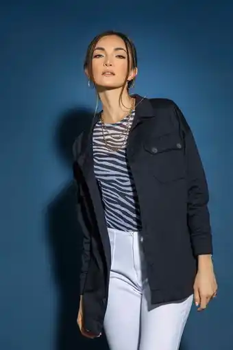 Pacífika Chaqueta manga larga negro oferta