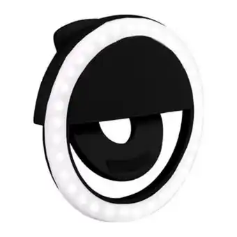 Linio Aro de luz recargable usb para celular / selfie ring 36 led negro oferta