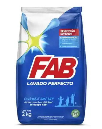 Merqueo Detergente en polvo fab floral 2kg oferta