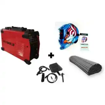 Linio Soldador 250 a 110/220v dftools + careta soldar inteligente oferta