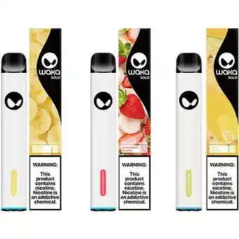 Linio 3 vaporizador desechable pack-waka solo-cóctel de melón+banana+fresa banana oferta