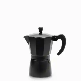 Ambiente Gourmet Cafetera moka 6 tazas negra oferta