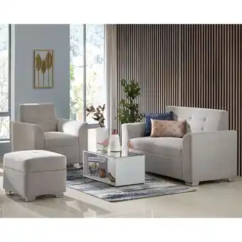 Muebles Jamar Sofá 2 puestos bruce microfibra nepal plomo oferta