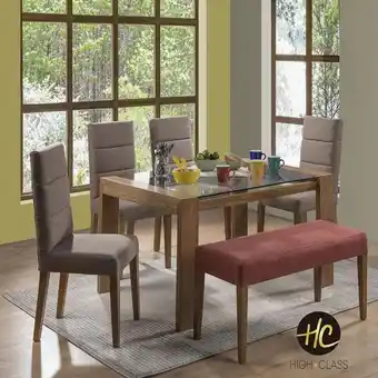 Éxito Juego de comedor 6 personas hc da vinci oferta