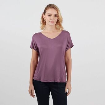 Fuera de Serie Camiseta cuello v manga corta oferta