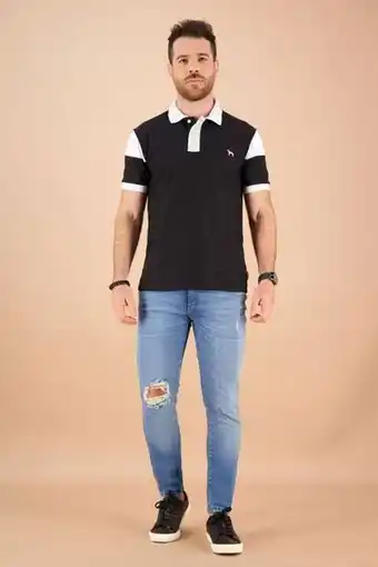 Surtitodo Polo para hombre color negro ref: 104049 - e.u oferta