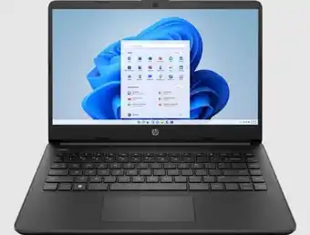 Electrobello Computador portátil hp amd ryzen 3 ram 4gb disco estado sólido 256gb negro 14-fq1002la oferta