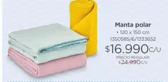 Easy Manta polar • 120 x 150 cm oferta