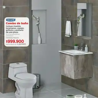 Easy Combo de baño vessanti oferta