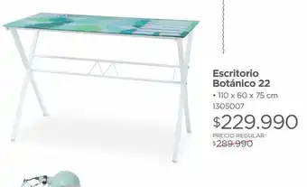 Easy Escritorio botánico 22 • 110 x 60 x 75 cm oferta