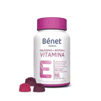 Locatel Gomas benet colageno + biotina + vitamina e x 60und oferta