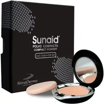 Dermatológica Sunaid polvo compacto piel clara x 12 g oferta