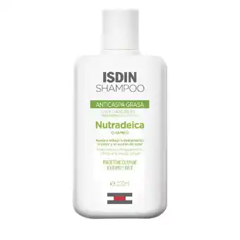 Dermatológica Isdin shampoo nutradeica anticaspa grasa frasco x 200 ml oferta