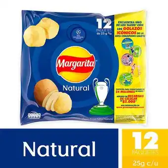 Merqueo Papas margarita natural x 12 oferta
