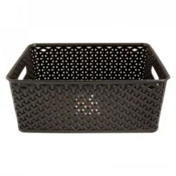 Home Sentry Canasta rattan curver -café oferta