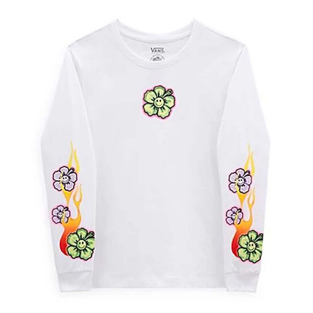 Vans Camiseta manga larga blanca holiday the label bf mujer vans oferta